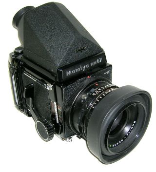 Mamiya Rb67 Pro - S Outfit W/two Lenses,  Prism Finder,  Polaroid Back Etc.