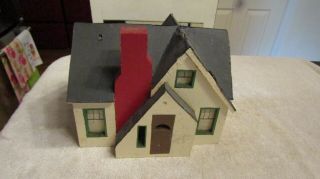 Vintage O Scale Homemade Wood Craftsman 1950s House Cottage 7 " X 6 " X 5.  5 " 1