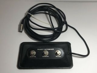 Vintage Peavey Automixer 3 Button Footswitch Foot Switch