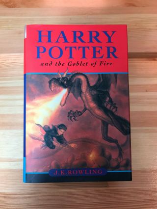 JK Rowling Signed Harry Potter & The Goblet of Fire (Raincoast Books) 2