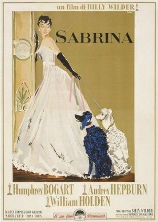 Sabrina Movie Poster Audrey Hepburn Rare Hot Vintage 4 - Print Image Photo - Yw0