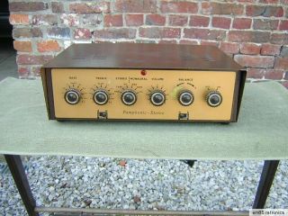 Pamphonic 3000 First Stereo Valve Amp 15 Ohm Suit Rogers Ls3/5a,  Tube Amplifier