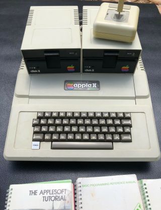 Apple II 2 Plus with 2 Floppy Drives And Manuals 2