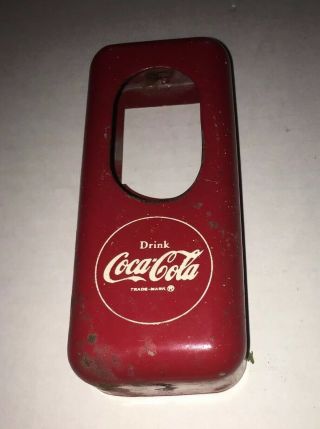 Vintage Coca Cola Metal Bottle Cap Catcher Enclosure Acton Mfg.  Co.