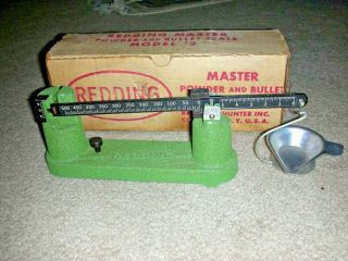 Vintage Redding Master Powder & Bullet Scale - Model No.  2 For Reloading