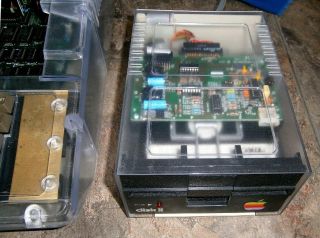 Clear Case Apple II Plus and Clear Case Disk II - Both Work Fine 4