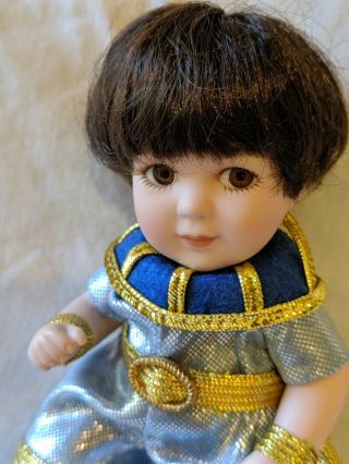 Marie Osmond 4 " Tinier Tot " Caesar " Porcelain Doll Limited Ed - Vintage 2009