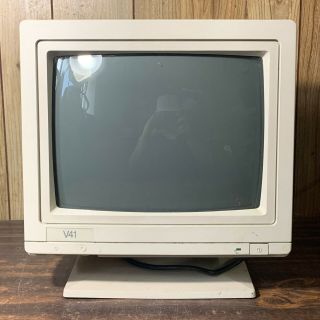 Vintage Crt Premier Innovations Klh Computer Monitor V41