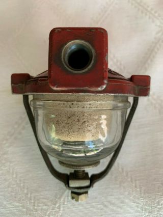 Onlyh Vintage Carter 2146397 In - Line Fuel Filter W/ Glass Bowl /ceramic Filte