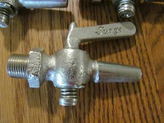 3 Vintage Surge Brass Valve Milking Milker Steampunk Parlor NOS? 3