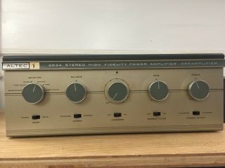 Altec 353a Stereo High Frequency Power Amplifier Preamplifier - Serviced
