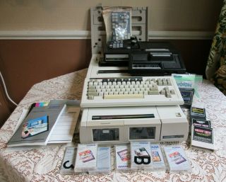 Coleco Adam Computers,  Printer,  Dock,  Manuals,  Colecovision Video Game System