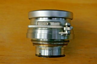 Leica Lens Ernst Leitz Wetzlar Summitar 5cm 1:2 50 mm Screw Mount w/ origin.  cap 10