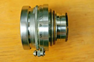 Leica Lens Ernst Leitz Wetzlar Summitar 5cm 1:2 50 mm Screw Mount w/ origin.  cap 12