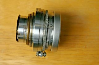 Leica Lens Ernst Leitz Wetzlar Summitar 5cm 1:2 50 mm Screw Mount w/ origin.  cap 2