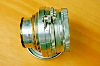 Leica Lens Ernst Leitz Wetzlar Summitar 5cm 1:2 50 mm Screw Mount w/ origin.  cap 3
