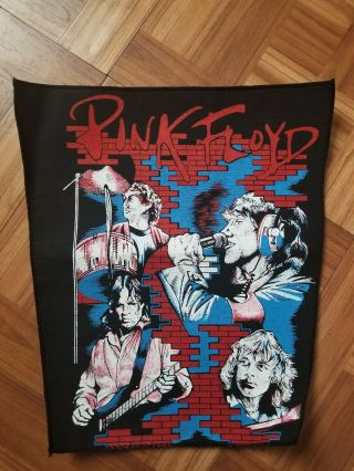Pink Floyd " The Wall " Vintage Back Patch 80s Rock Badge