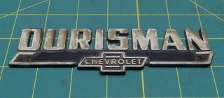 Ourisman Chevrolet Vintage Car Dealership Metal Emblem 6 " X 1 - 5/8 "