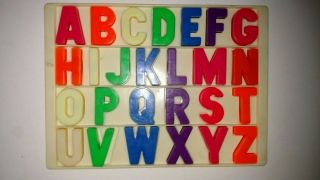 Vintage Fisher Price Little People School House 923 Letter Tray Complete