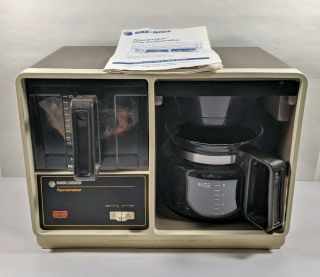Black & Decker Spacemaker Under Cabinet Auto Drip Coffee Maker Sdcid Vintage