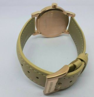 VINTAGE Women ' s BURBERRY BU9104 Swiss Machine Date Quartz Wrist Watch 7