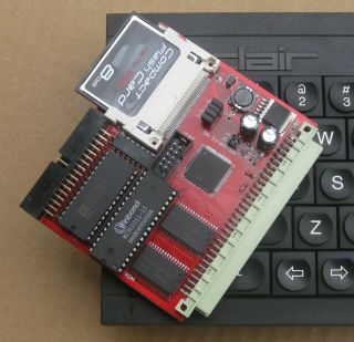 Sinclair Ql Tetroid Disk Interface With Compact Flash Card And Minerva Rom