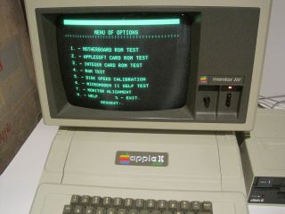 Vinatage Apple II Plus Computer System And 8