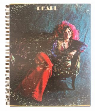 For Pearl / Janis Joplin Fans Lp Album Cover Notebook Vintage Rare One Of A Kind