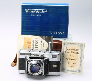 Voigtlander Vitessa L 35mm Film Rangefinder Camera W/ Ultron 50mm Lens - Boxed