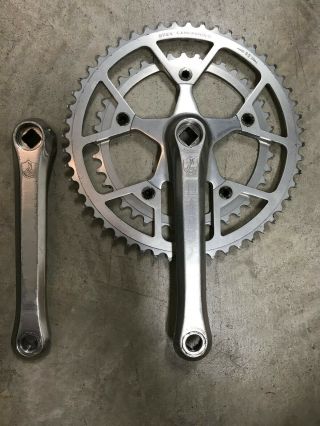 Campagnolo Victory Triomphe Crankset - 170mm - 52/40 Chain Rings - 1980s Vintage