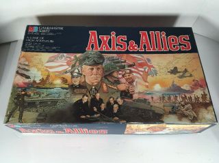 Vintage Axis & Allies Gamemaster Series Board Game 1987 Mb Complete