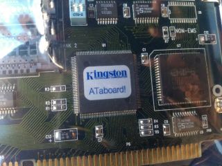 Kingston 2 - 16MB Memory Expansion Board for 286 & 386SX.  16 - bit ISA expansion 3