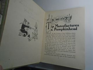 The Marvelous Land of Oz,  L Frank Baum,  Reilly & Britton,  1st,  2nd State,  1904 9