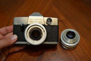 Vintage Kodak Instamatic Reflex 126 Film Camera - Schneider - Kreuznach Xenon Lens 5