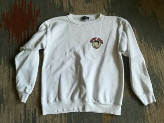 Vintage 90s Marlin Tease Betty Boop Crewneck Sweatshirt White Size Large 1993