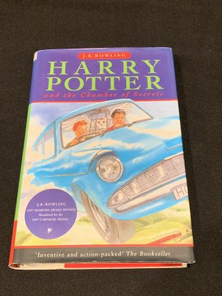 1st Edition,  1st Print U.  K.  Hardcover Harry Potter And The Chamber Of Secrets