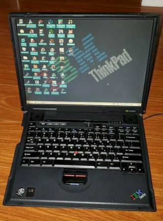 Ibm Thinkpad A22m Pentium 3 Laptop Windows 98 Laptop Ms - Dos Gaming