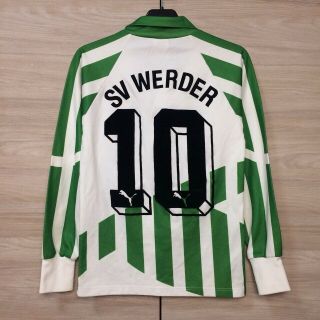Werder Bremen 1994 - 1995 Home Football Soccer Vintage Puma Shirt Jersey Size Xxs