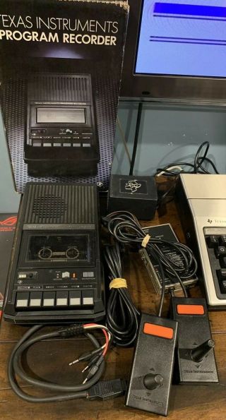 TI 99/4A Computer w/ 31 Games Keyboard / Joystick / Cassette RCA to TV 3