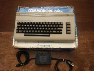 Commodore 64 Computer and - with Power Supply 2