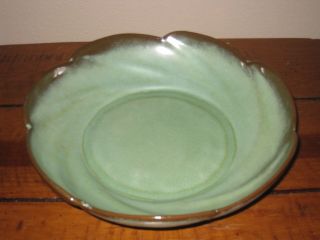 Vintage Frankoma Pottery Serving Bowl 218 Scalloped Edge