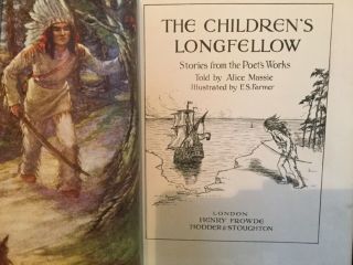 The Children’s Longfellow,  stories,  poems,  Henry Longfellow Vintage Book 2