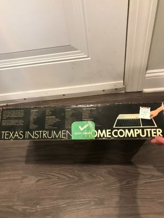 1982 Texas Instruments Home Computer TI - 99/4A PHC 004 NOS STOCK STILL 2