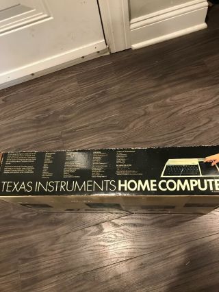 1982 Texas Instruments Home Computer TI - 99/4A PHC 004 NOS STOCK STILL 6
