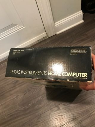 1982 Texas Instruments Home Computer TI - 99/4A PHC 004 NOS STOCK STILL 7
