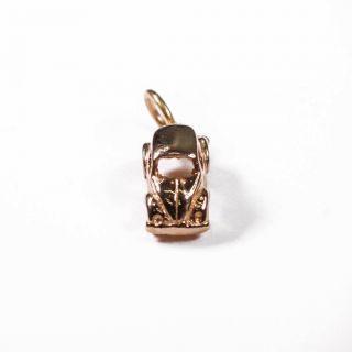 9ct Gold Vw Beetle Style Vintage Charm 2.  2cm 1.  7g 06d - 039