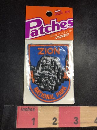 Vintage Zion National Park Utah Patch - By Voyager Brand 95d3