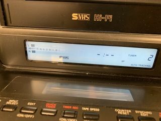 Sony Svo - 2000 S - Vhs Svhs Player Recorder Hifi Stereo Vcr Deck Ex Ag - 1980