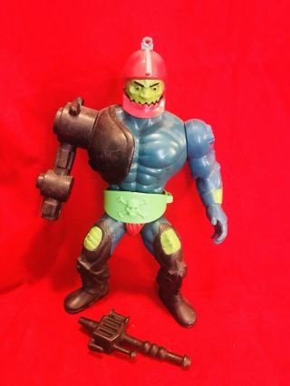 Vintage He - Man & Masters Of The Universe Motu Trapjaw Figure With Accessories