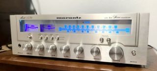 Vintage Marantz 1530 Am/fm Stereo Receiver.  Silver,  Looks And Great.